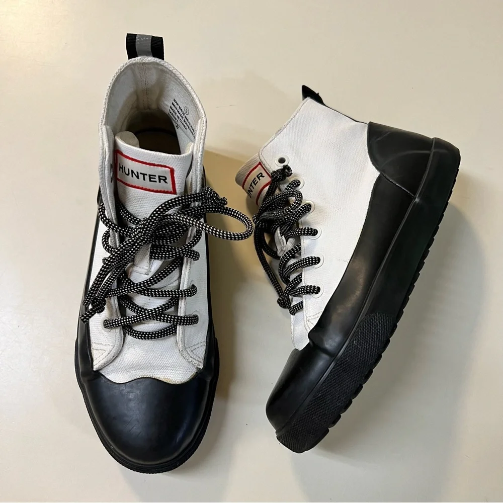 HUNTER For Target Children Canvas LaceUp Outdoor Unisex Bootie Boots Kids size 3